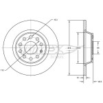 TOMEX Brakes Bremsscheibe